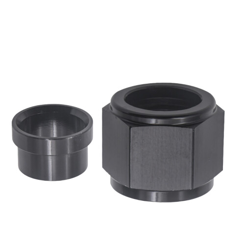 Hardline Compression Fitting Nut And Sleeve For Engine-AN12