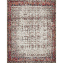 Layla LAY-12 Oriental area rug ivory brick 2'6" x 7'6"