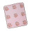 Trendy Embroidered Square Scarf Soft Polyester Headscarf-Pink 1
