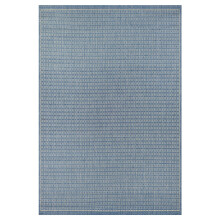 Recife Saddle Stitch Area Rug Champagne Blue 5.3x7.6 ft