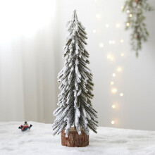 Mini Christmas Tree Green 7.1x7.1x15.7 in Tabletop Decor