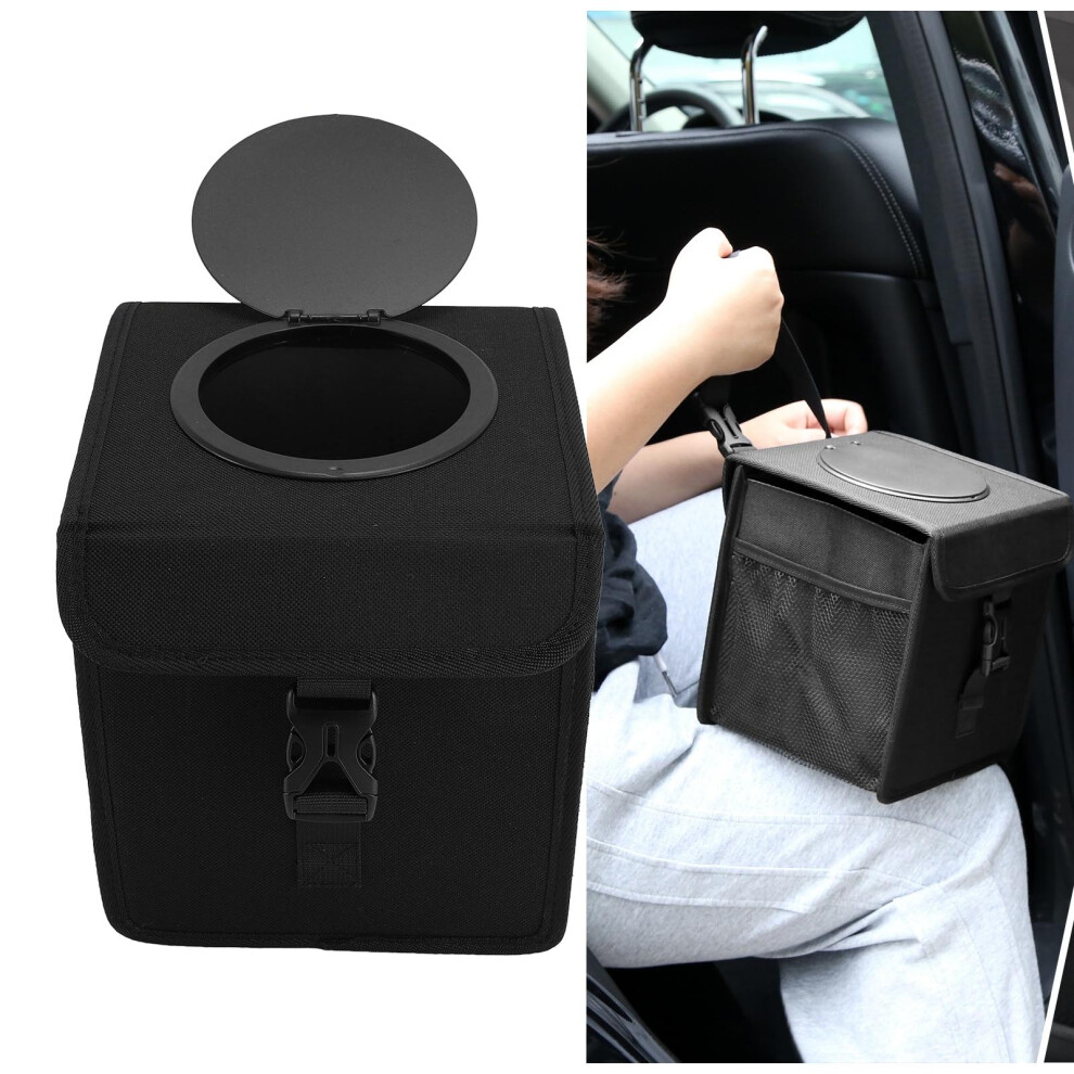 Portable Car Rubbish Bin Leakproof Lid 7790334605288