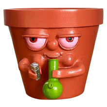 Funny Ashtray Flower Pot Resin Ornament 1 Piece