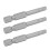 Magnetische Bits 10Stk S1/4 Hex, S2 Stahl 1