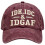 Soft Cotton Unisex Baseball Cap Beach Hat Feature-Burgundy 1
