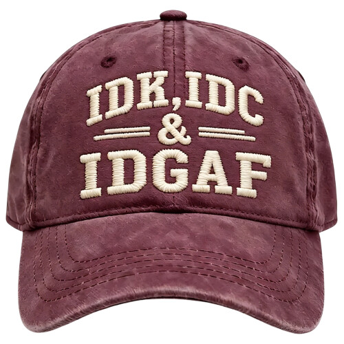 Soft Cotton Unisex Baseball Cap Beach Hat Feature-Burgundy