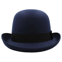 Cosplay Magicians Costume Hat With Ribbon Belt-Navy blue
