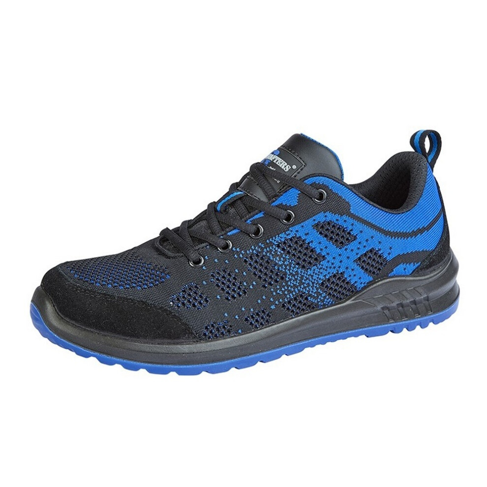 (9 Uk, Black/Navy) Grafters Mens Knitted Safety Shoes 5059699178175