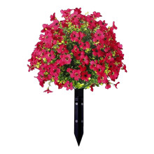 Langlebiger Veilchenblüten-Rasenpfahl aus ABS, perfekt für-Rose