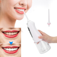 Pulitore elettrico dei denti bianco 300 ml USB portatile