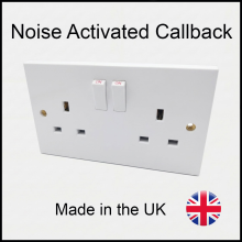 Wireless Audio GSM Bug Spy SIM Listening Device Mains Plug Socket Surveillance