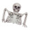 Half Body Skeleton Props Plastic Skull Figurine Ornament-A 1