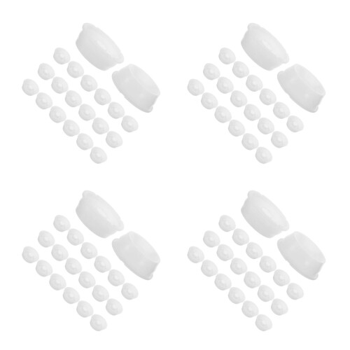 80Pièces Bouchons De Fût Plastique Ventilés Transparent 1