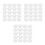 60Pcs White Plastic Drum Plugs Easy Open Chemical Barrel Covers 5