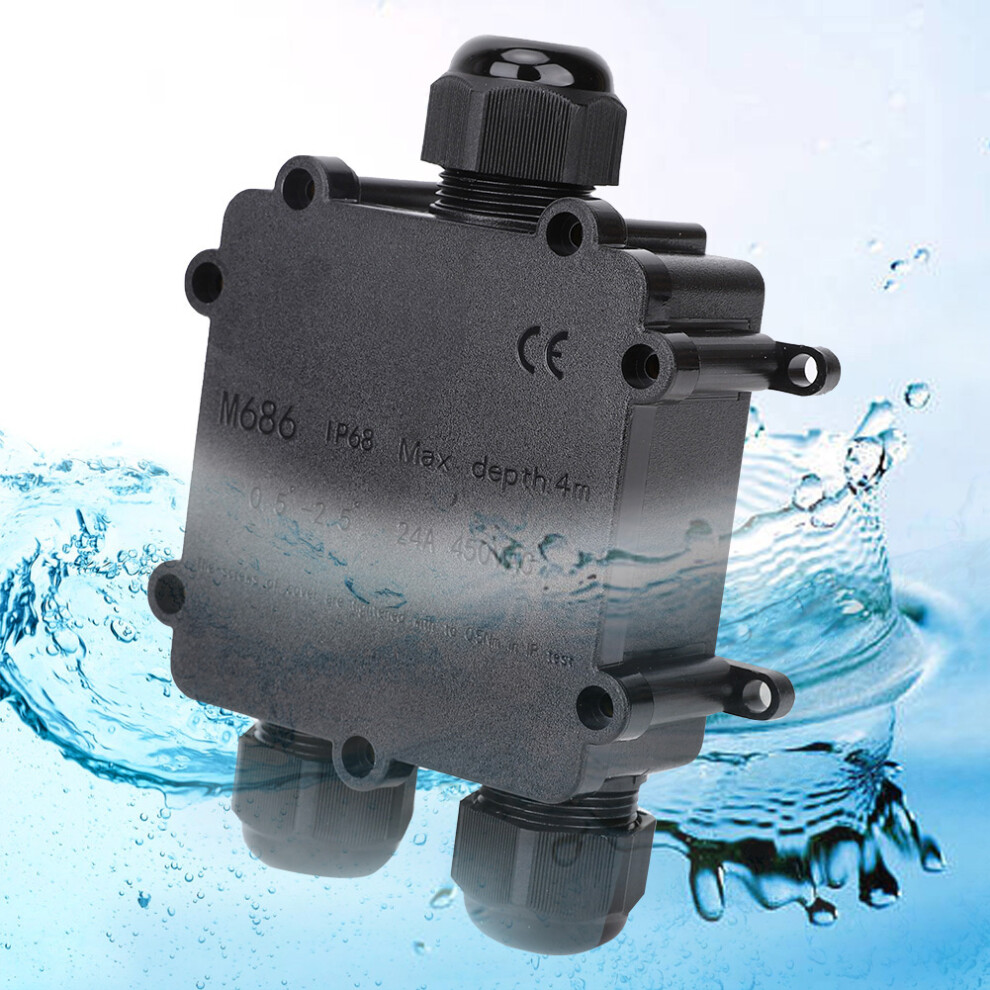Ip68 Plastic Junction Box M686 3-Way Y 7790334571774