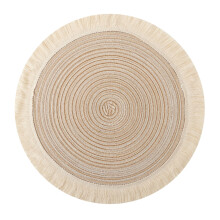 Nordic Table Placemats Round Heat-Resistant Coasters with Fringe Bowl Pads Teapot Trivet for Dining Table Setting