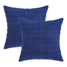 Corduroy-koristetyynynpäälliset 18x18 tuumaa, 2 kpl pakkaus
