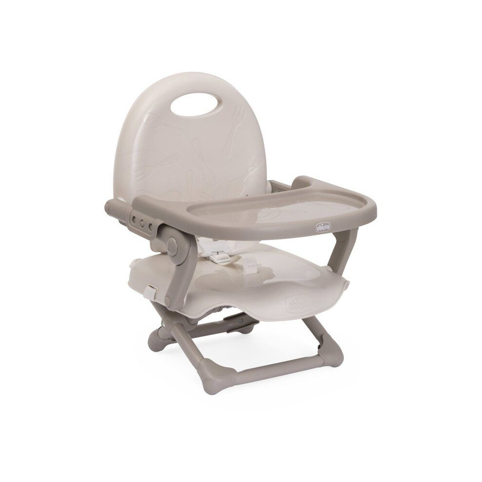 Chicco Chair Booster - Pocket Snack - Compact - Transportable - Milky - Image 3
