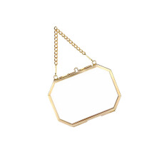 Octagonal Hanging Picture Frame with Chain Art-B Horizontal