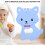 Cat Silicone Teether for Baby 3m+ 6