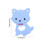 Cartoon Cat Silicone Teether, Pink 9