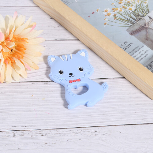 Cat Silicone Teether for Baby 3m+ 1