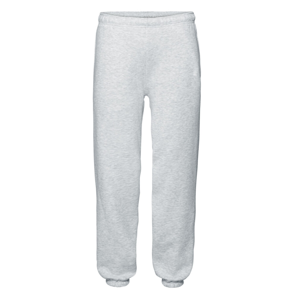 Fruit Of The Loom (Xl, Heather Grey) Mens Premium Elasticated Cuff Jogging Bottoms