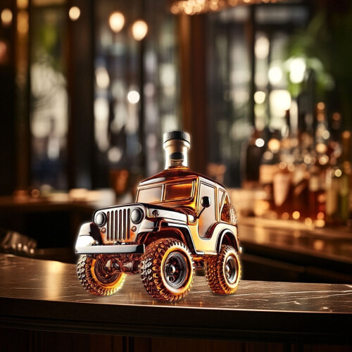Car-Shaped Whiskey Decanter Glass 350ml 2
