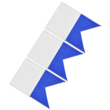 Pack of 3 Diving Patches Scubas Diving Flag Decorations-Blue