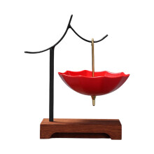 Infuseur à thé en céramique de grande capacité avec des-Rouge