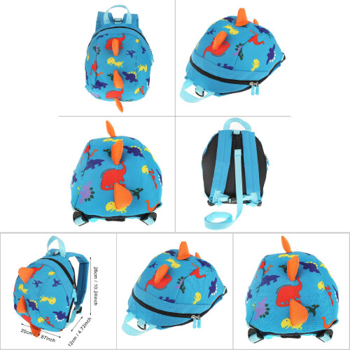 Cartoon Dinosaur Toddler Safety Harness Backpack