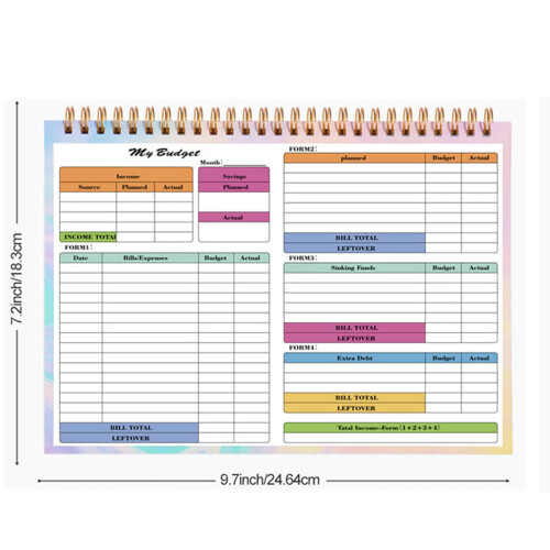 Donemore Budget Planner2024Ημερήσιο Εβδομαδιαίο Σημειωματάριο Πηνίων 2