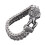 Punk Wolf Snake Armbånd for Menn Gothic Mesh Chain Bangle 1