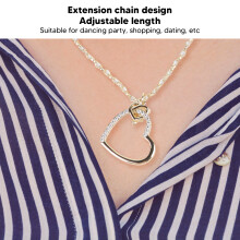 Elegant Rhinestone Letter C Pendant