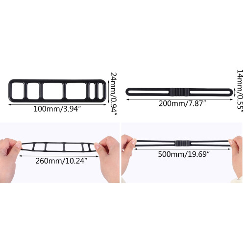 Bicycle Flashlight Strap Silicone Handlebar Mount Band 2