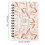 Spiral Notepad Journal A6 Ruled 80 Sheets Flower Design 6