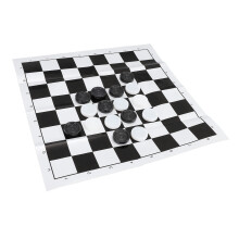 Portable 2-in-1 Chess Checkers Set