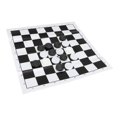 Portable 2-in-1 Chess Checkers Set