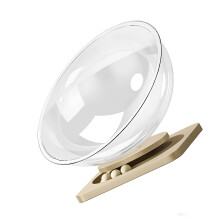 Lit ergonomique en forme de bol pour chats, meuble-transparent