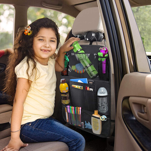 2 Pack Car Seat Protector Organiser