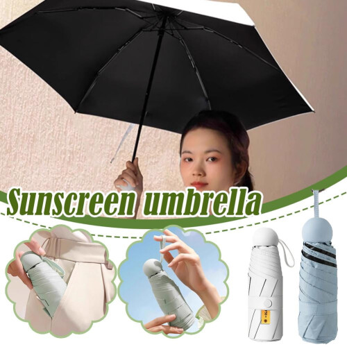 Portable capsule sunscreen umbrella 6-bone 2