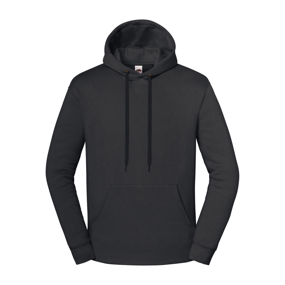 Fruit Of The Loom (M, Light Graphite) Unisex Adult Iconic Premium Hoodie Multicoloured