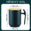 Stainless Steel Anti-Spill Drinking Cup with Handle 3