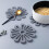 Thickened Insulating Table Mat Non-Slip Flower Design for 3