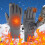 Beheizbare Winterhandschuhe aus Thermofleece mit Touchscreen, winddicht. 3