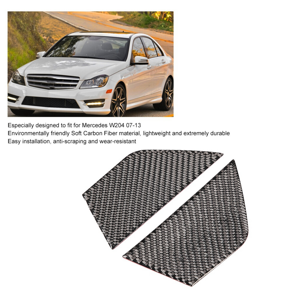 Mercedes W204 Door Trim Soft Carbon Fibre 7293282608726