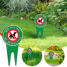 Aluminum No Dog Poop Sign – Yard Clean-Up Sign