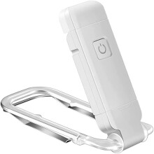 Lampe de lecture LED rechargeable par USB, lumière douce protégeant les yeux, clip flexible et portable