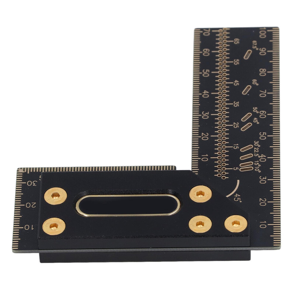 100mm Woodworking Scriber Square Ruler