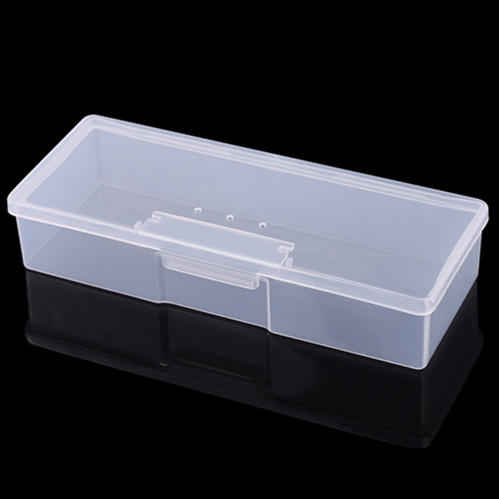 White Nail Art Storage Box Empty Tips